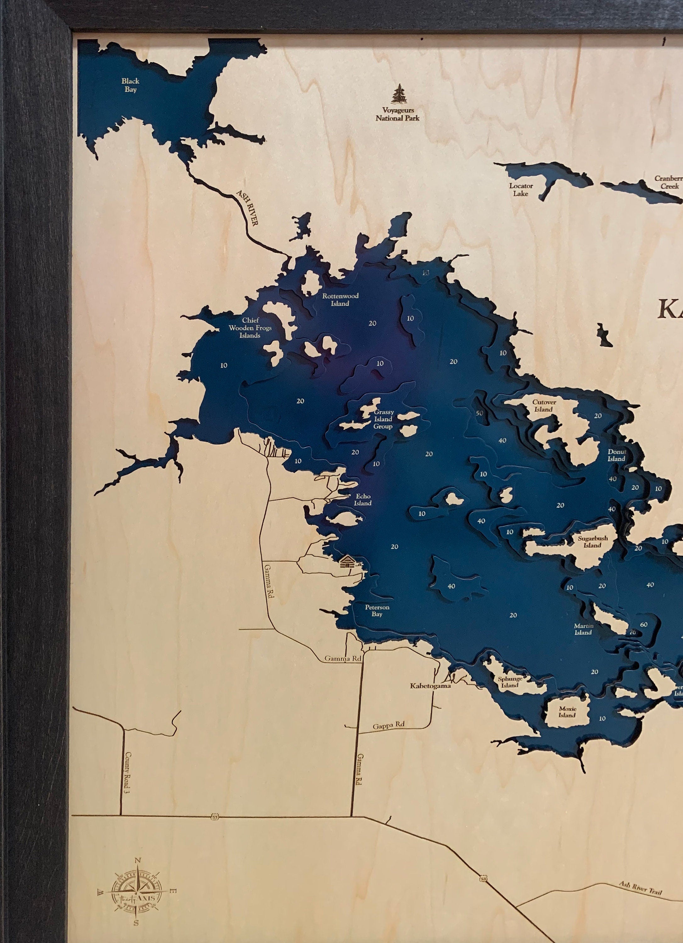 Kabetogama Lake Map