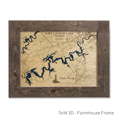 Fort Loudon Lake Map