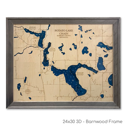 Potato Lake Chain Map