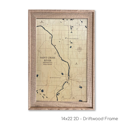 St. Croix River Map