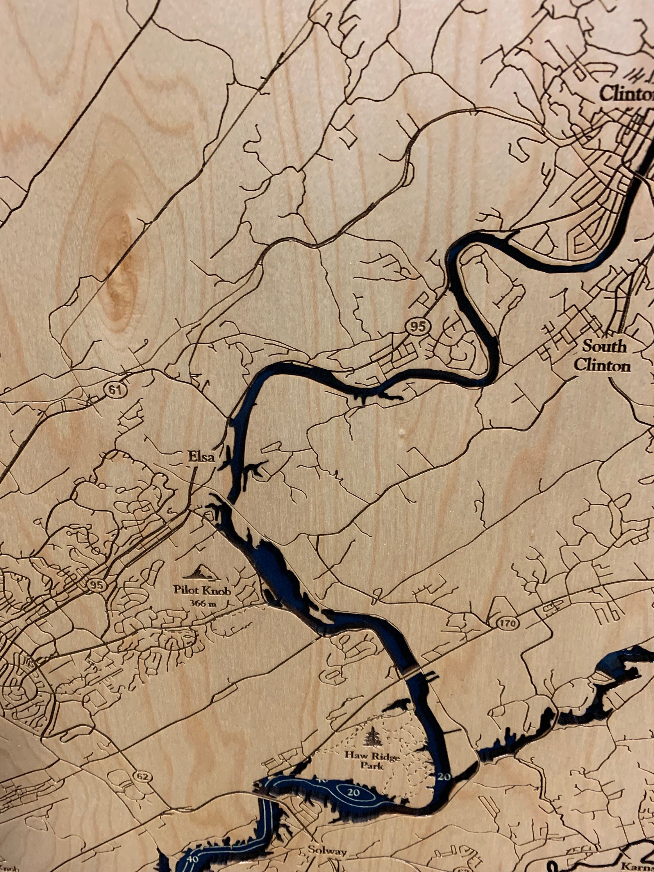 Melton Hill Lake Map