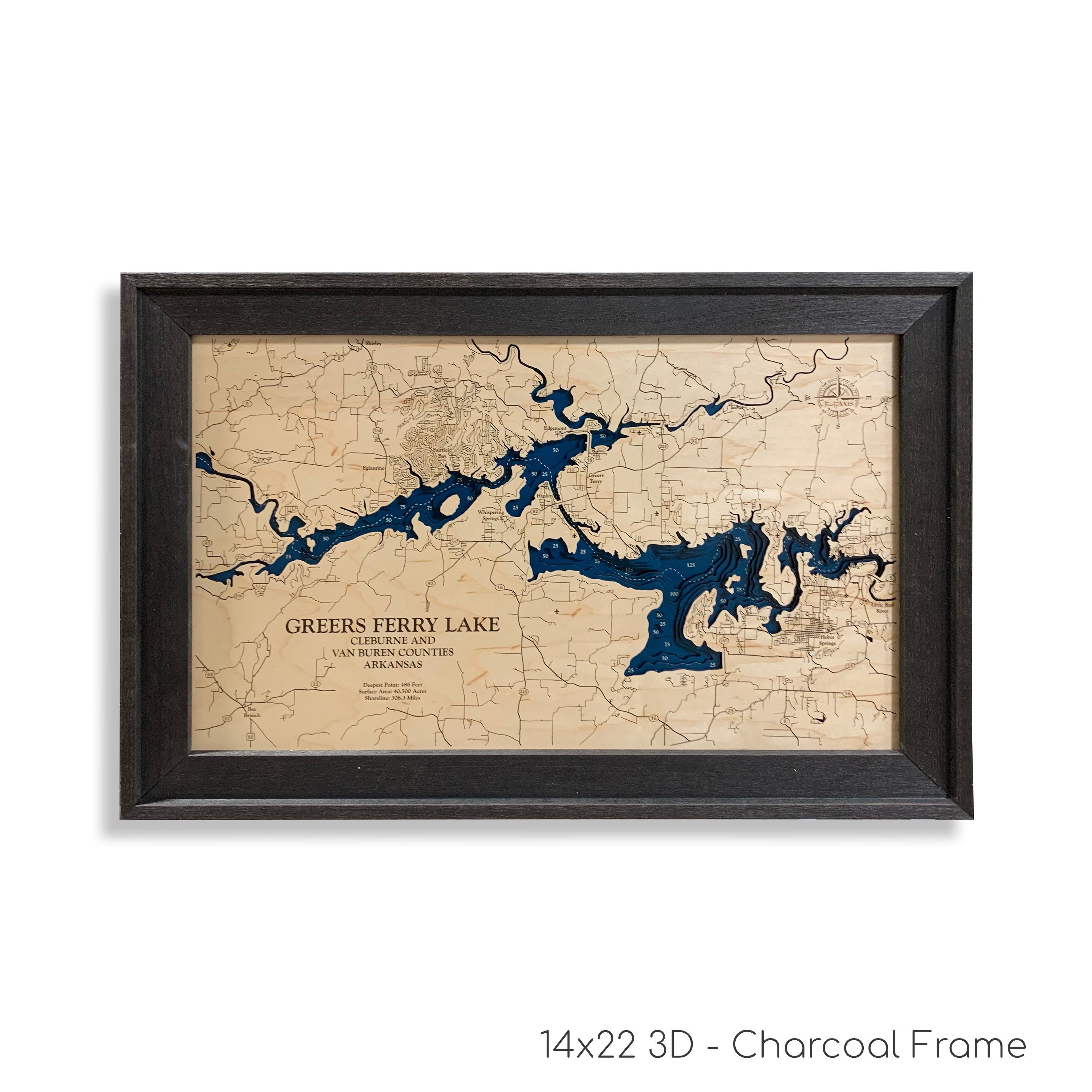 Greers Ferry Lake Map