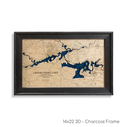 Greers Ferry Lake Map