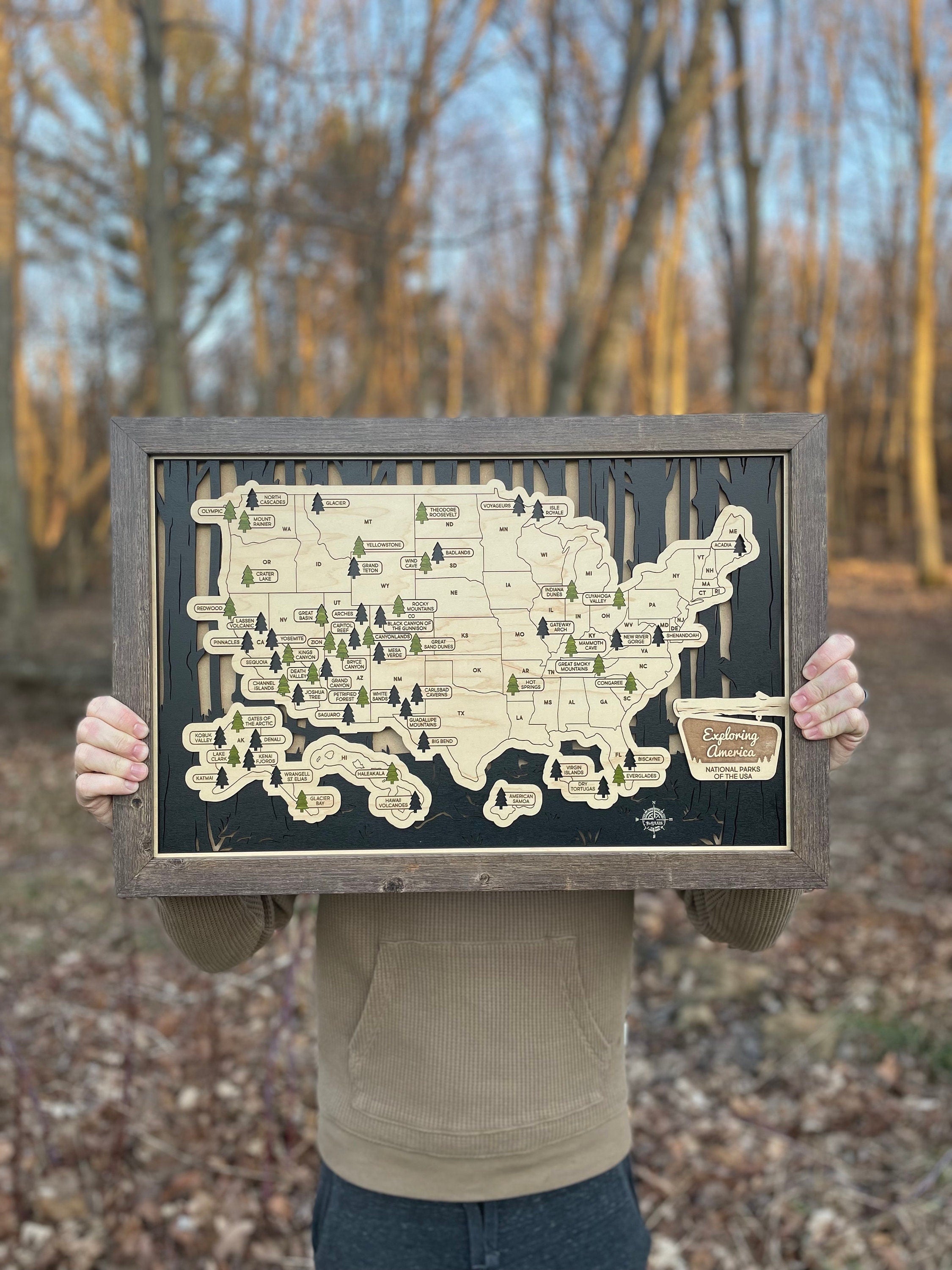 National Park Travel Map