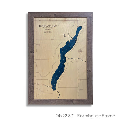Duncan Lake Map