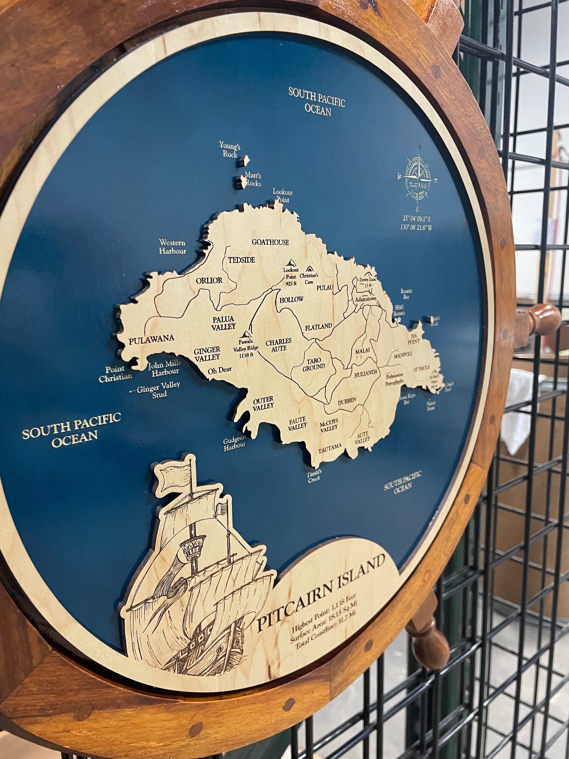 Pitcairn Island Map