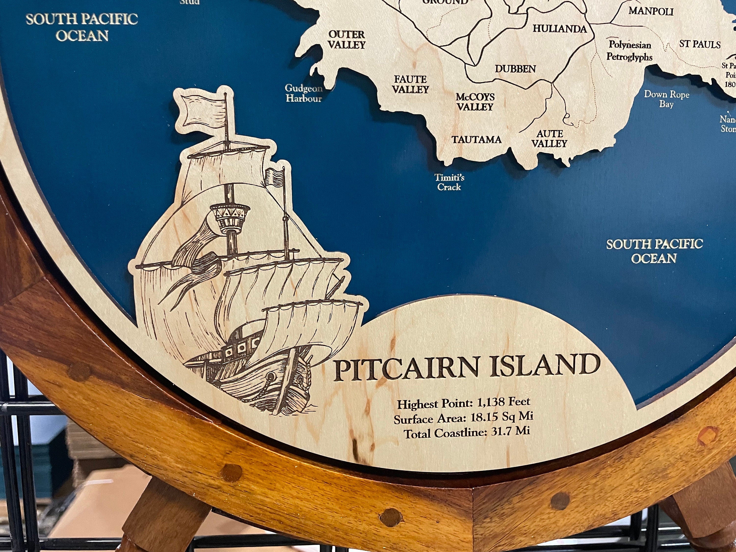Pitcairn Island Map