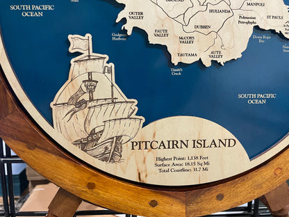 Pitcairn Island Map