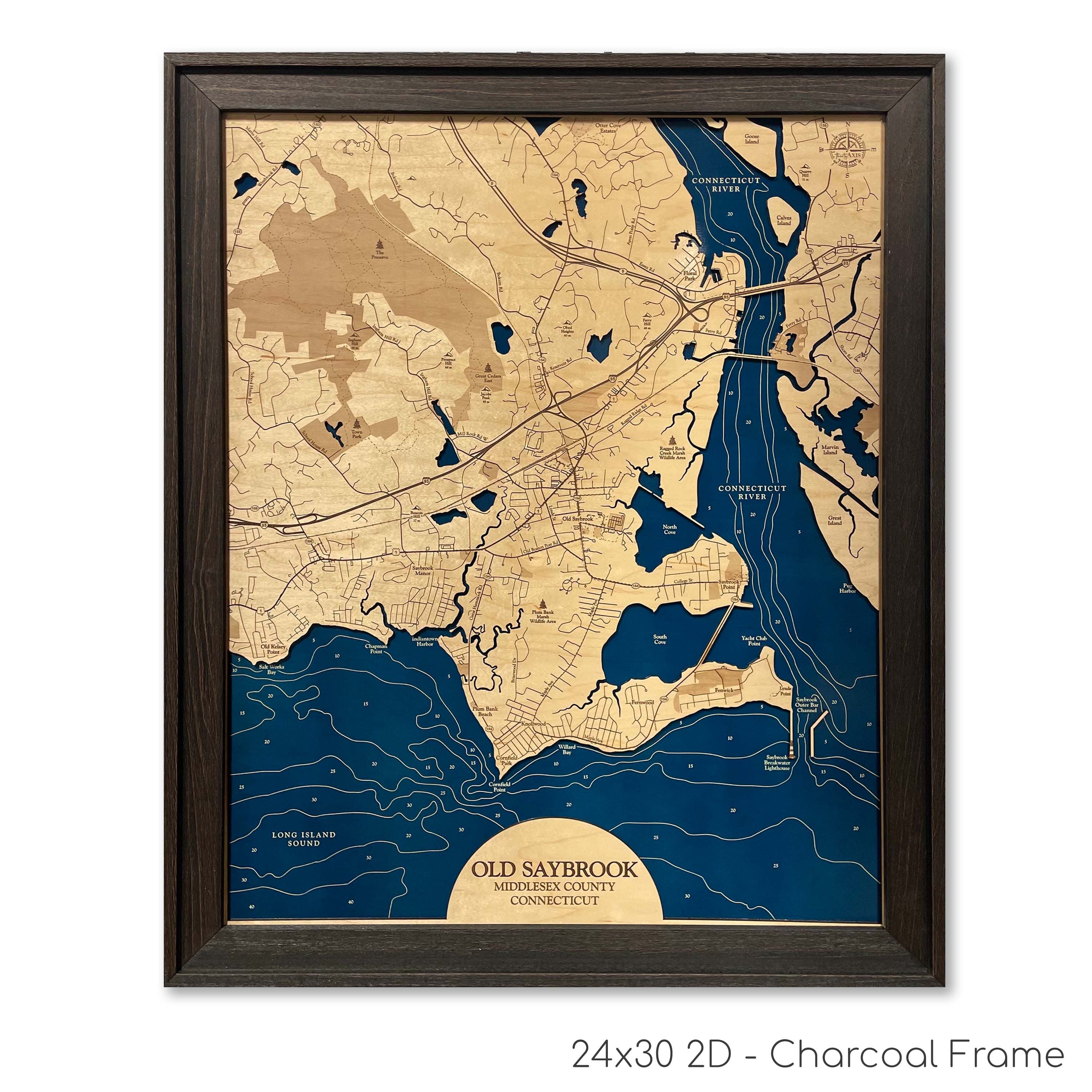 Old Saybrook Map