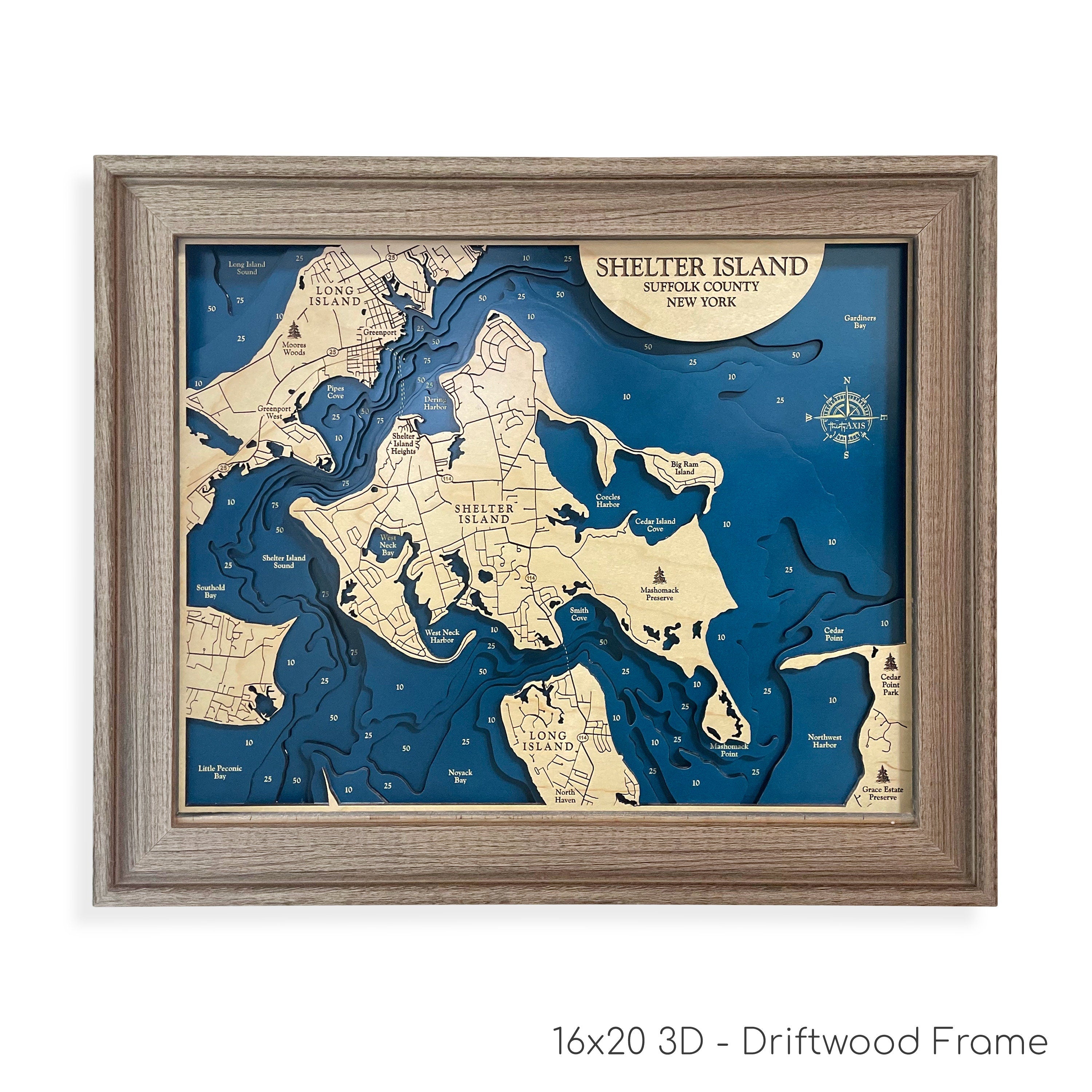 Shelter Island Map