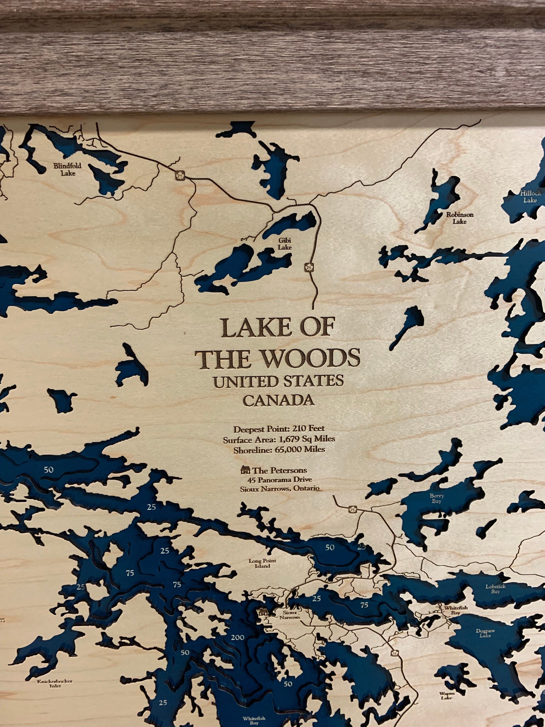 Sioux Narrows Map