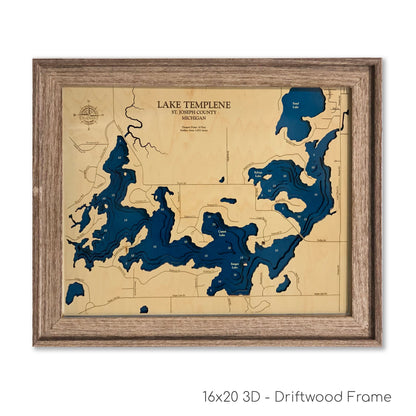Lake Templene Map