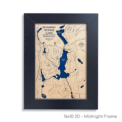 Roaming Woods Lake Map