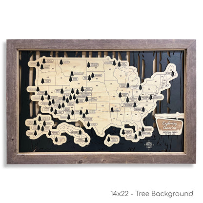 National Park Travel Map