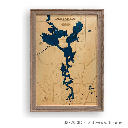 Lake Tichigan Map
